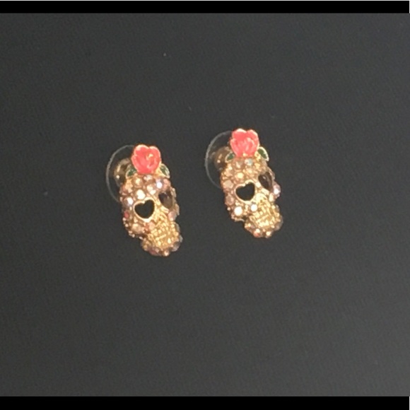 😍 Sweet Sugar Skull/Dia de los Muertos Earrings😍 - Picture 6 of 7